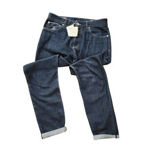Brunello Cucinelli Luxury Denim Jeans Leisure Fit IT 48 (34W) Made in Italy